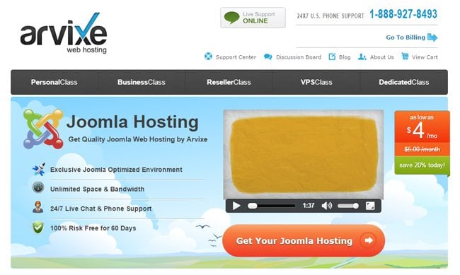 Free Web Hosting Joomla Installation Process