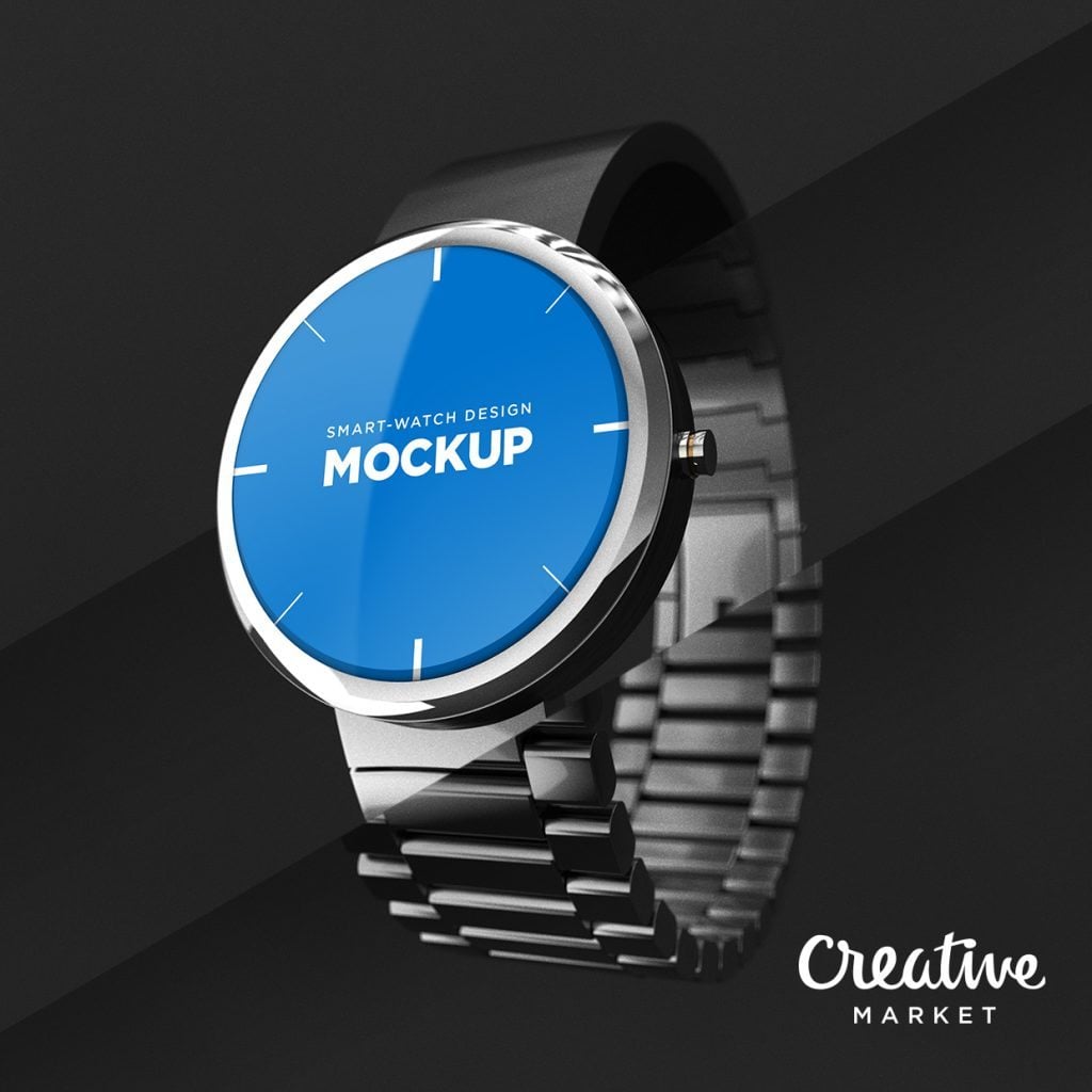 20 Best PSD Android Watch Mockups   MonsterPost