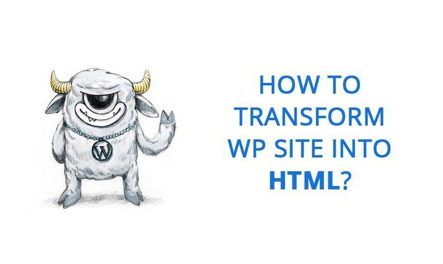 So WordPress, Much Static Generate Static HTML from Your WP Site In