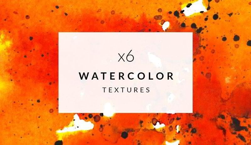 6 Free Watercolor Textures