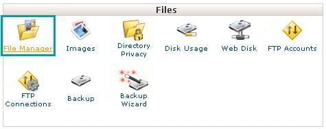 CPanel file manager