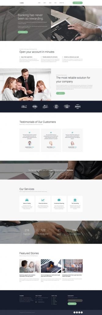 corporate-website-design-banking-home-page