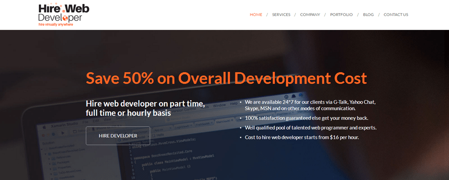 HireWebDeveloper