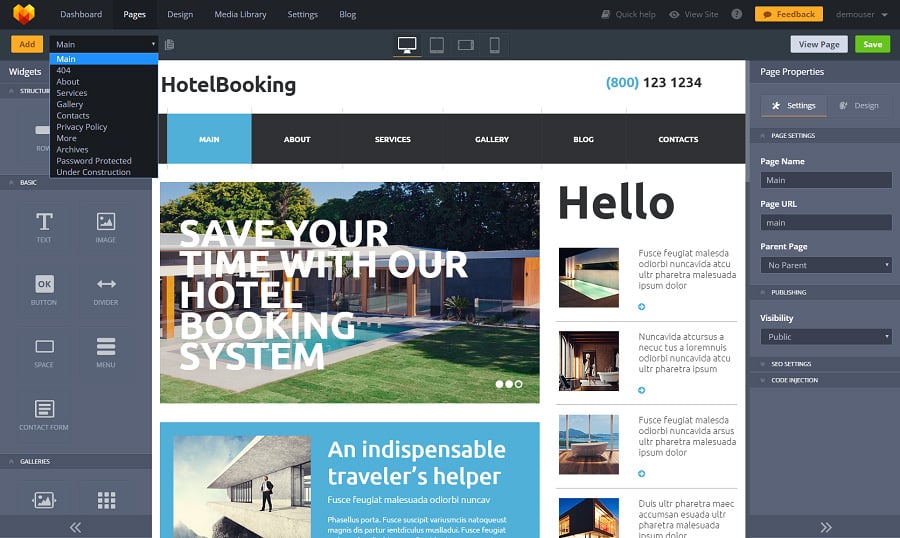 5 Star Ideas For Creating A Welcoming Hotel Website Design This Is How You Can Promote Your Partners And Get Additional Income For Advertising Them Let S Try To Add A Page Hotels Responsive Moto