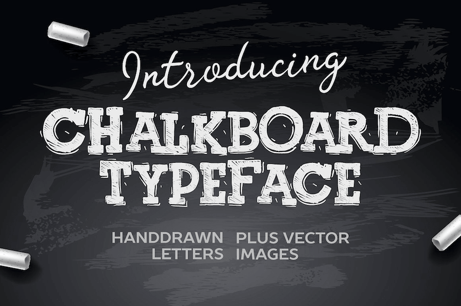chalkboard typeface