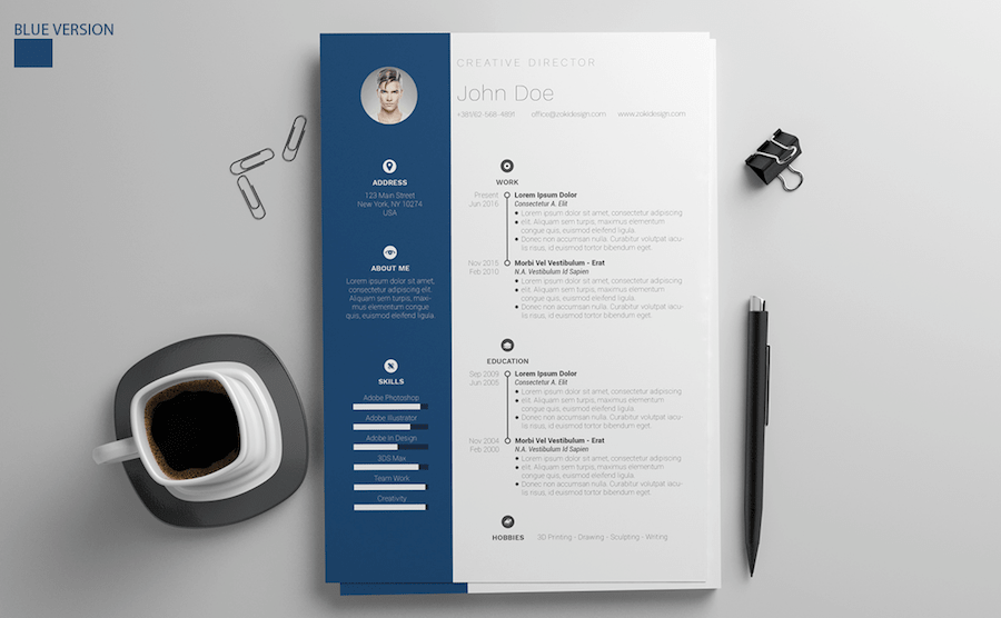 free resume microsoft word template