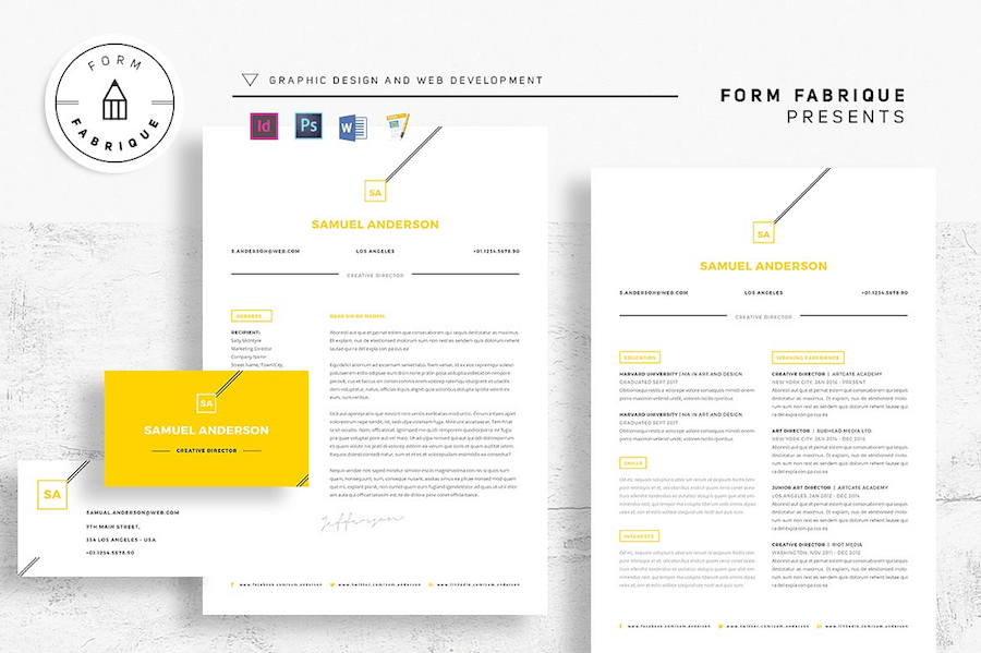 CV template for Word