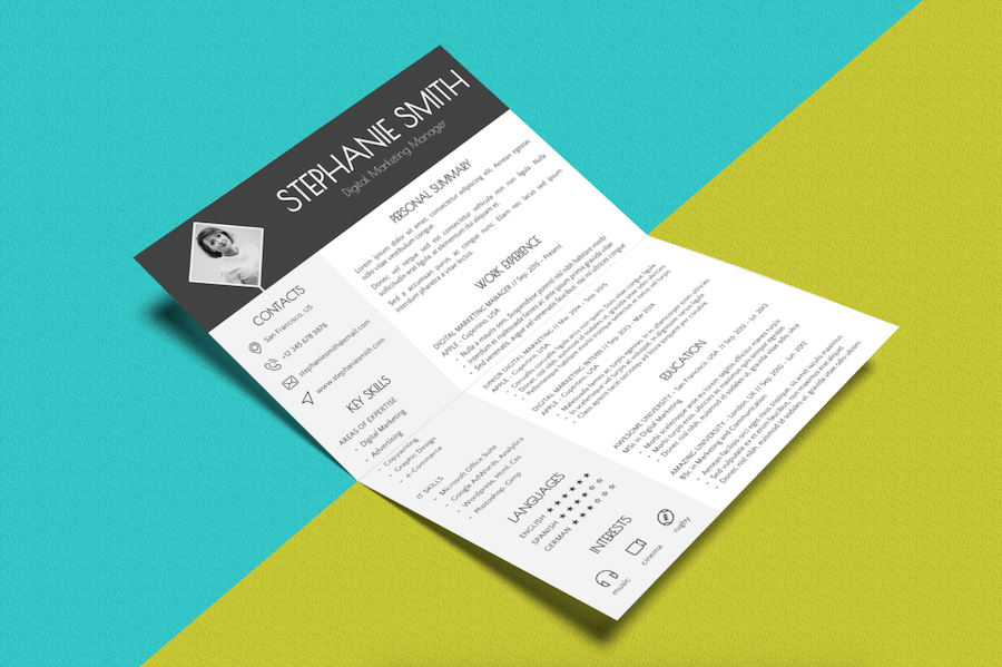 CV template for Word