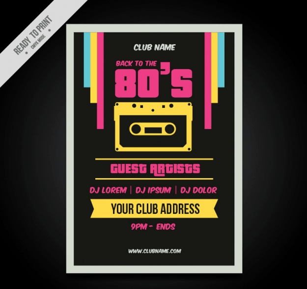 Free 80s Graphics to Revive the Good Old Days in 2018 - MonsterPost