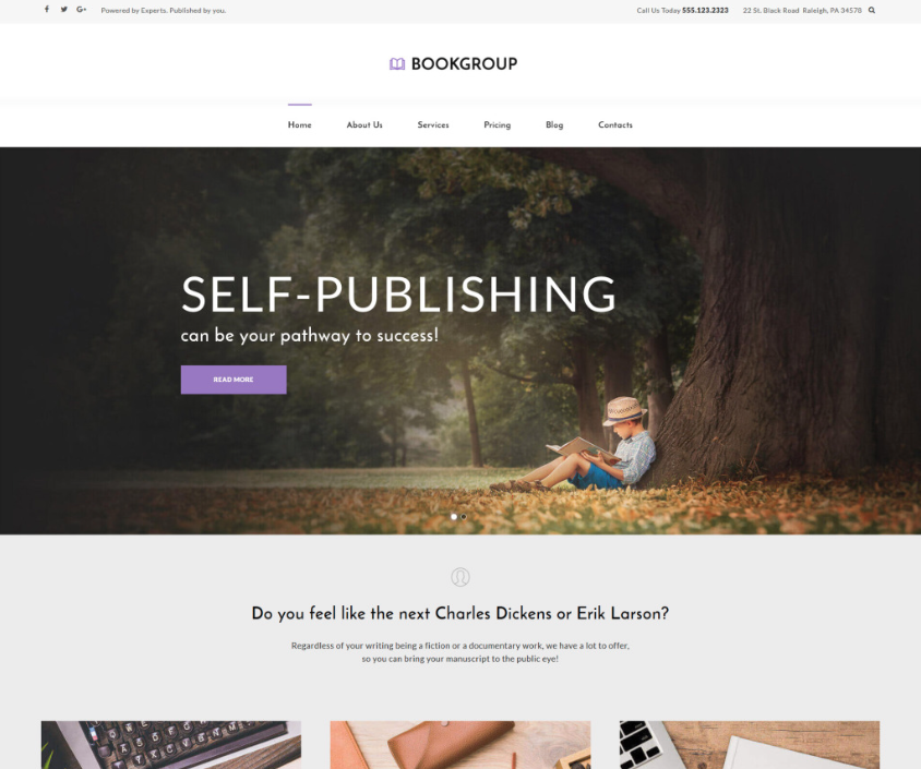 wordpress themes for writers