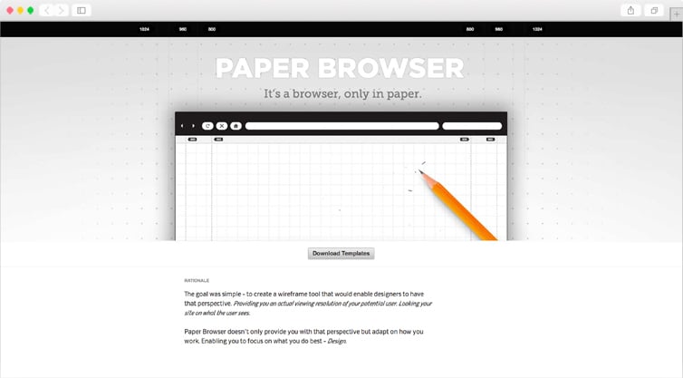 Paper Browser | It’s a browser, only in paper