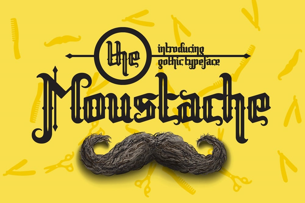 Moustache Font