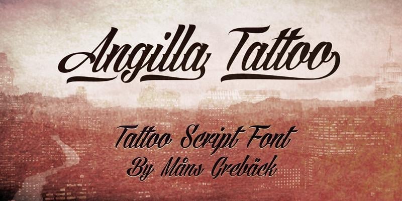 Angilla Tattoo by Måns Grebäck