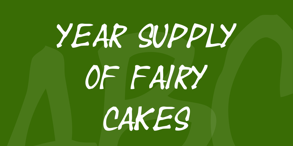 Year supply of fairy cakes by Pizzadude