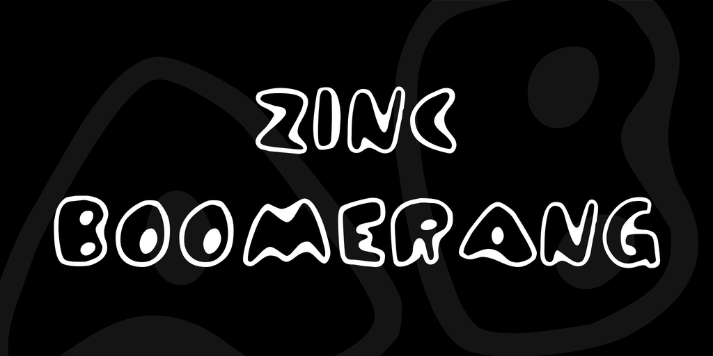 Zinc Boomerang by Divide by Zero