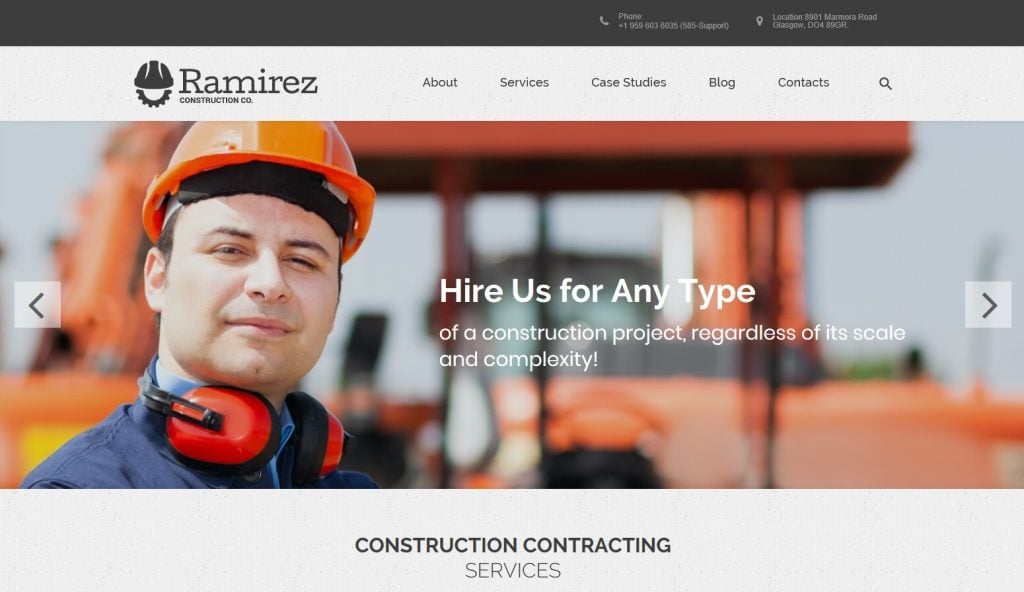 Ramirez - Architecture & Construction Company WordPress Theme