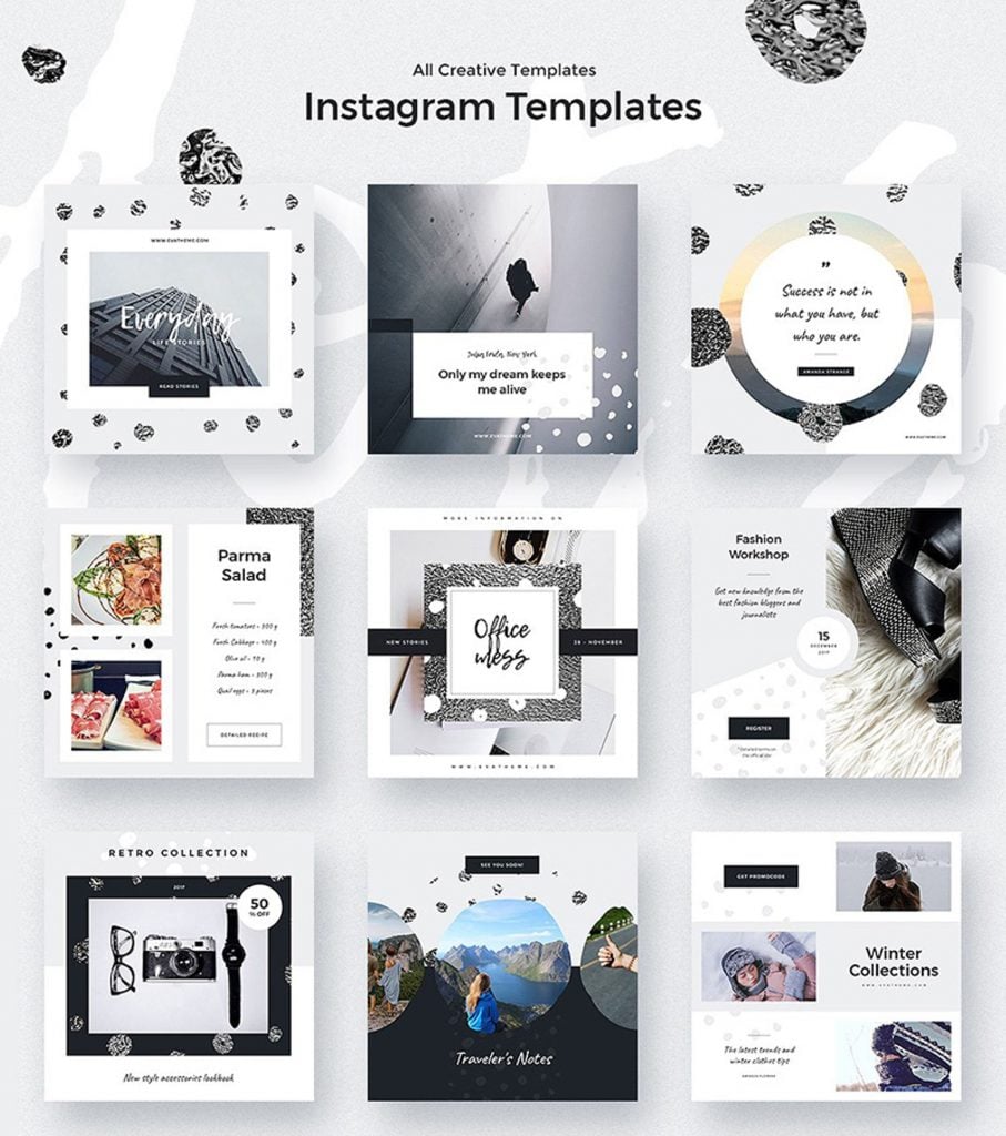 instagram theme page business reddit