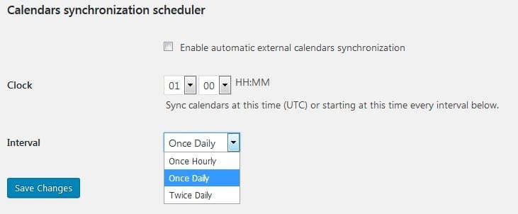 sync calendars