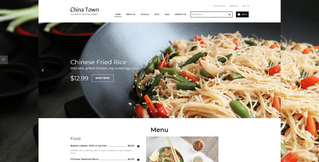 China Town - Sushi Restaurant Shopify Theme