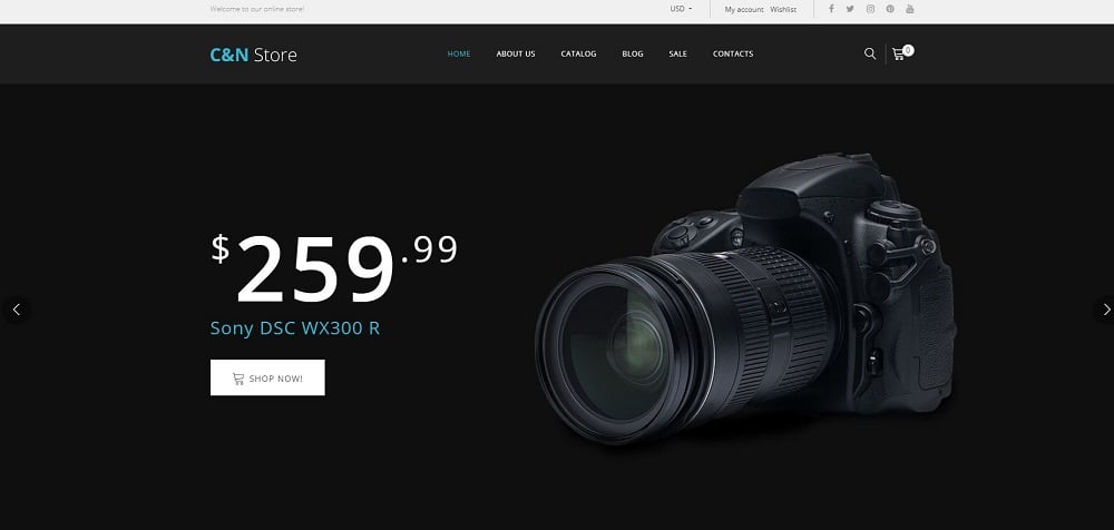 Electronics Store Responsive Shopify Theme