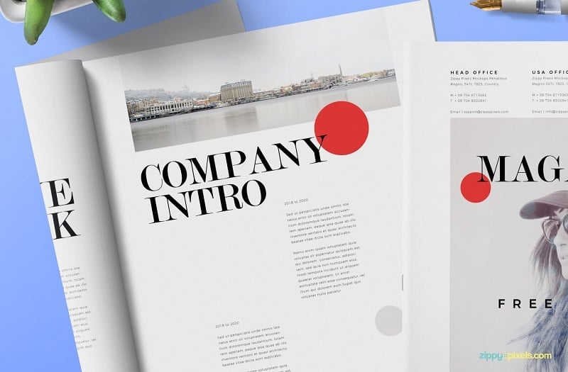 50 Free Magazine PSD Mockup Templates You Absolutely Need to See