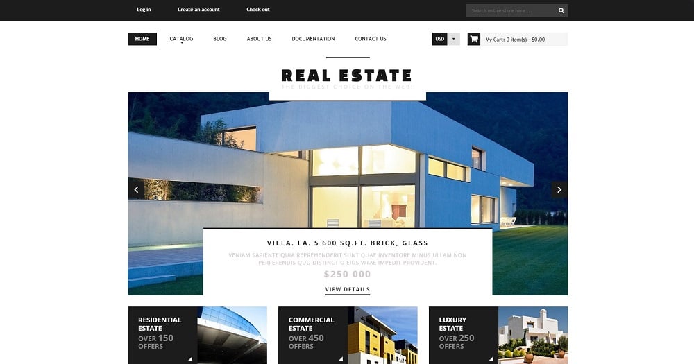 Real Estate Agency Responsive Shopify Theme