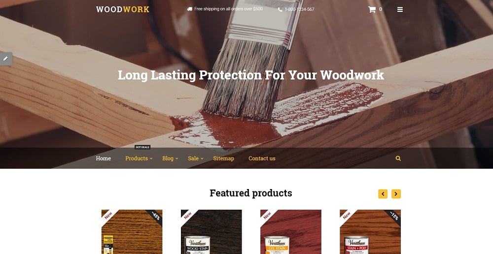 Woodwork Shopify Theme