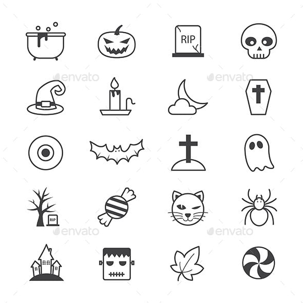 Halloween Party Icons