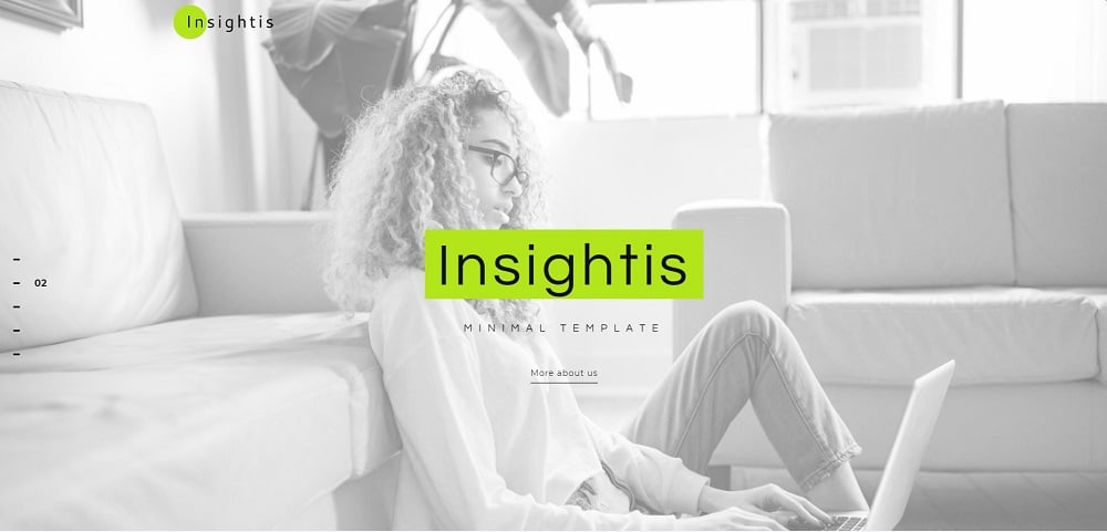 Insightis - Creative Minimal Elementor WordPress Theme