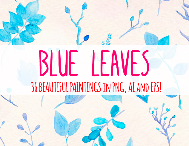 blue leaves