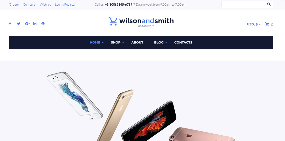 Tema Teknologi Gadget WooCommerce