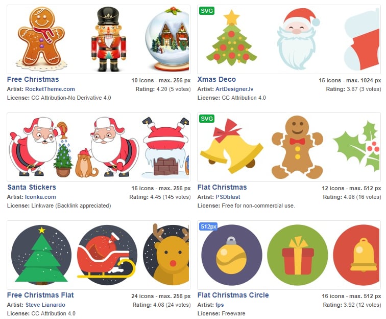 Christmas Icons by Icon Archive