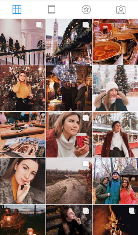 instagram color palette warm