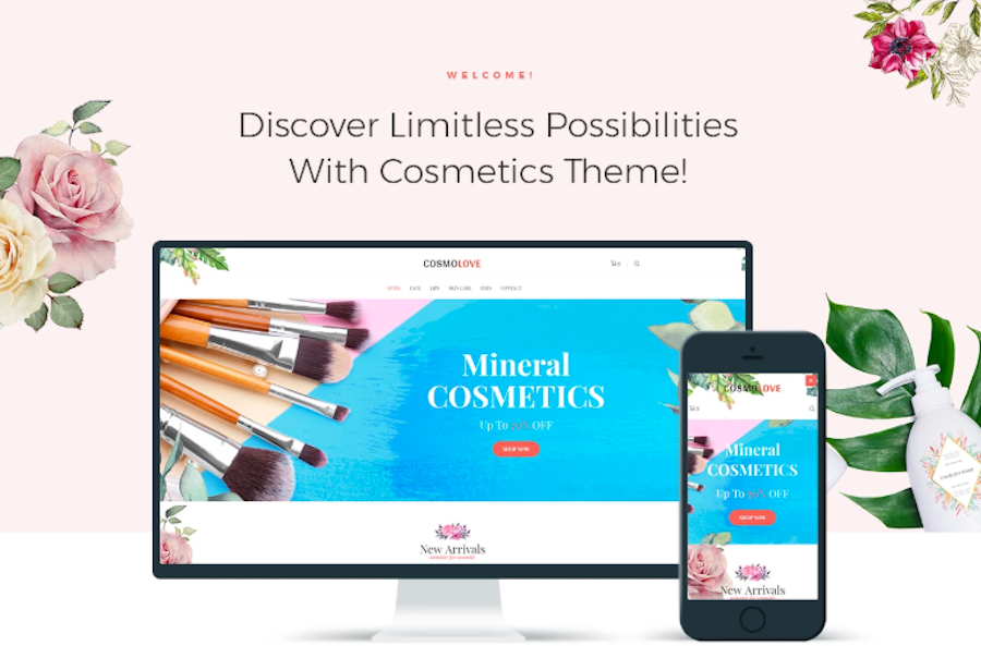 Cosmolove - Cosmetics Store Thème WooCommerce Elementor