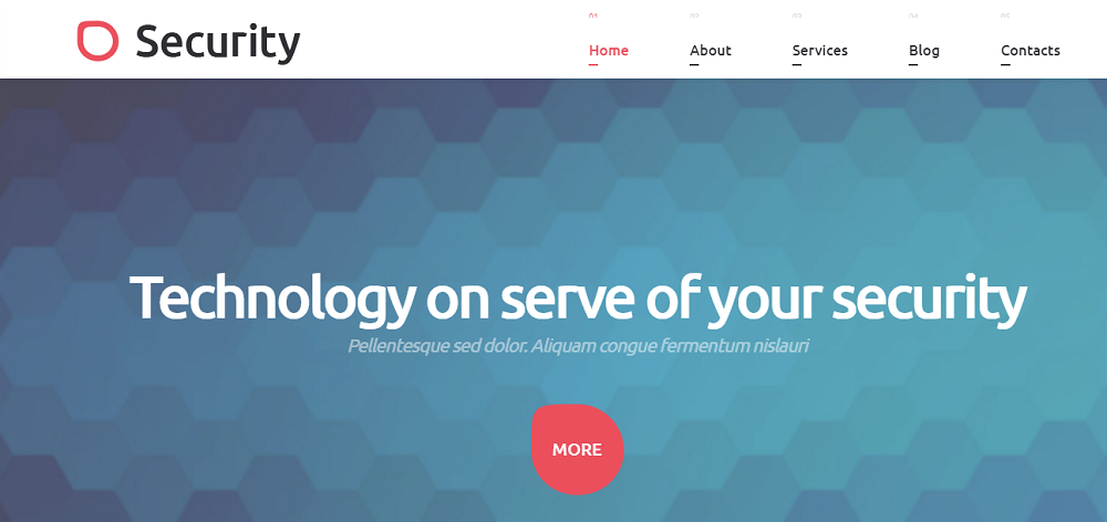 Security Technology WordPress Theme