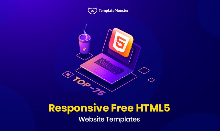 Top 75 Responsive Free site Templates HTML5 2019