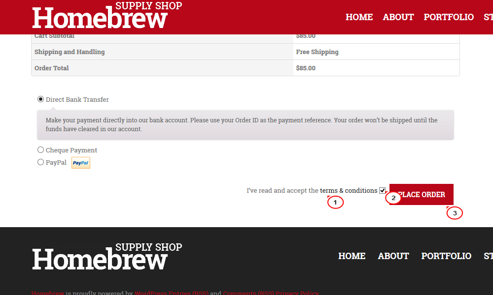 Woocommerce How To Add Quot Terms And Conditions Quot Checkbox To The Checkout Page Template Monster Help Bootstrap Terms And Conditions Template