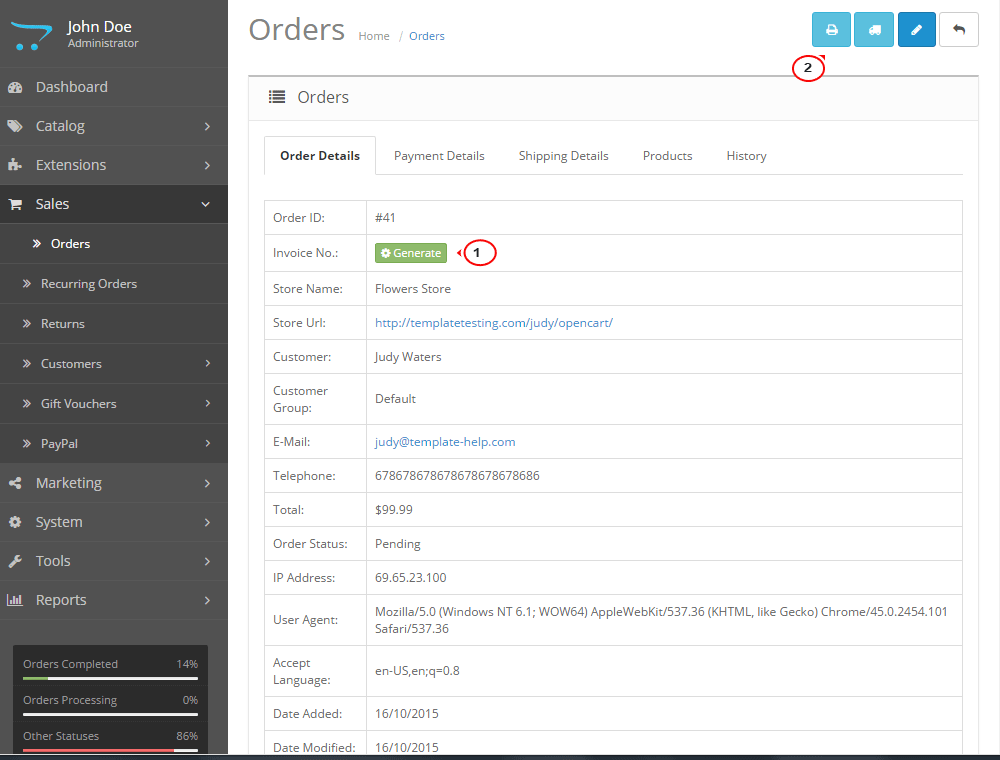 Change Invoice Layout In Opencart | opencart 2 x how to edit invoice template template Change Invoice Layout In Opencart | opencart 2 x how to edit invoice template template