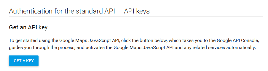 Google Api Key - kulturaadvanced