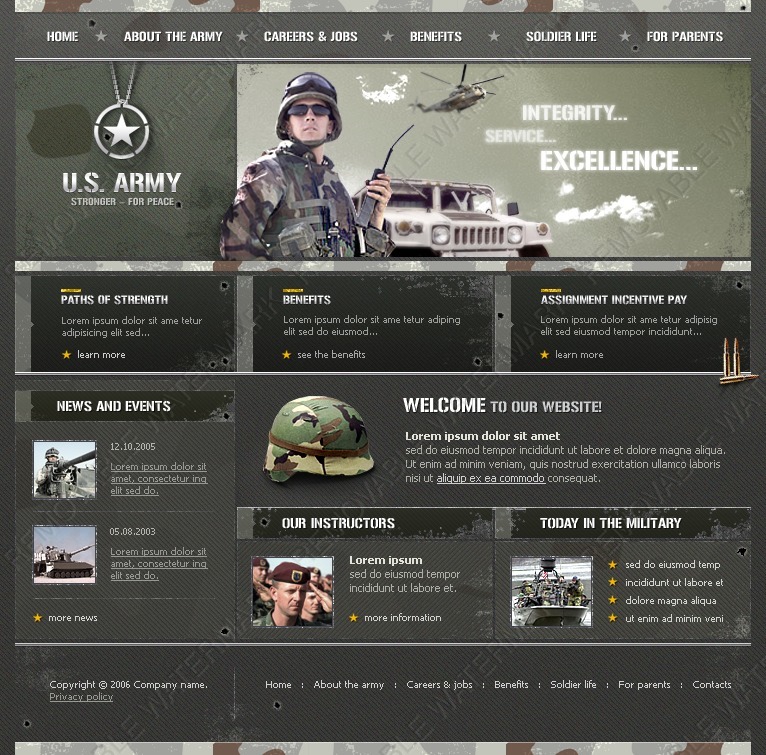 Сайт военный поиск. Военные сайты. Варианты военных сайтов. Военный дизайн сайта. Шаблон сайта военной тематики.