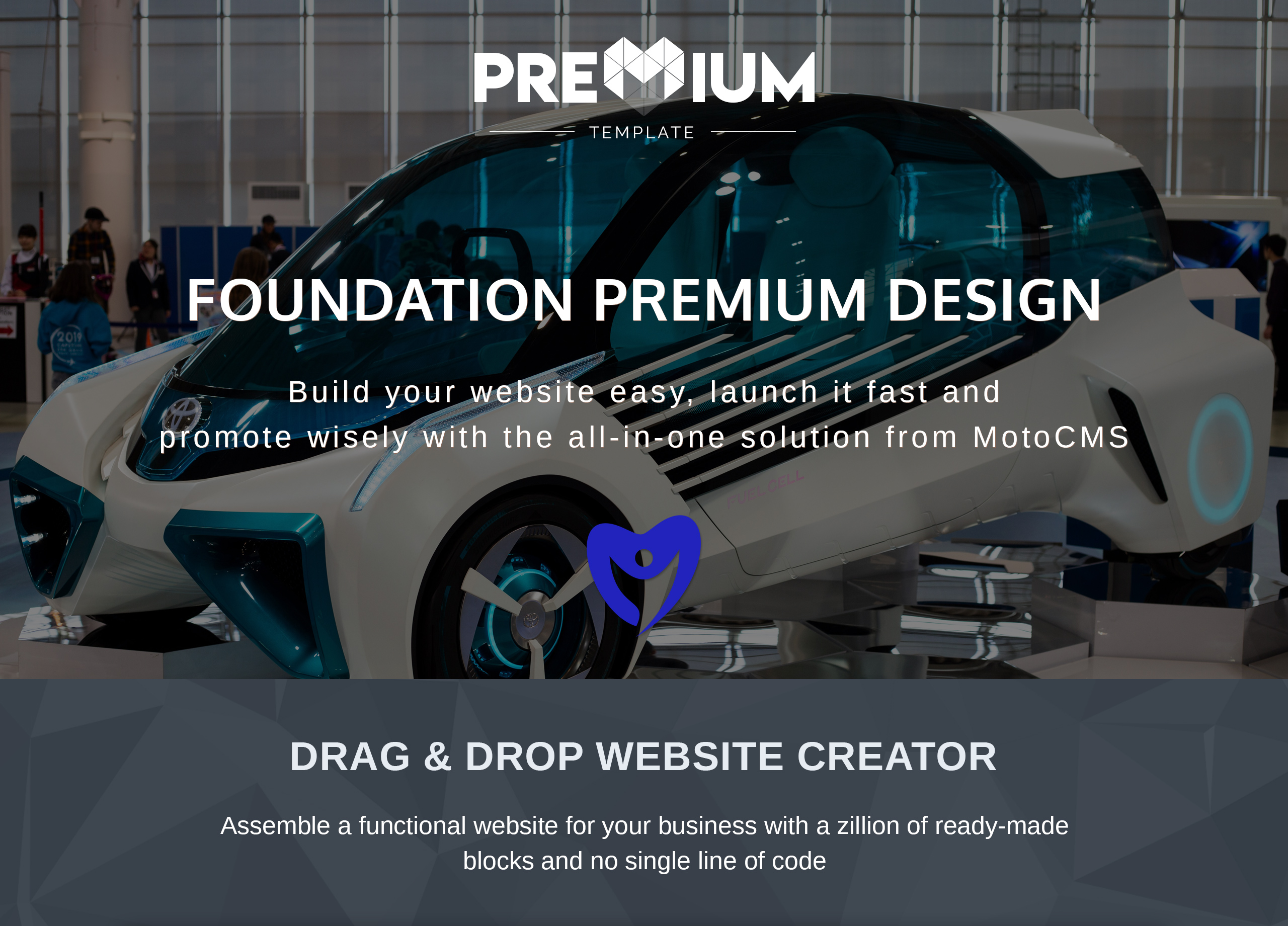 Foundation - Organisation Moto CMS 3 Template