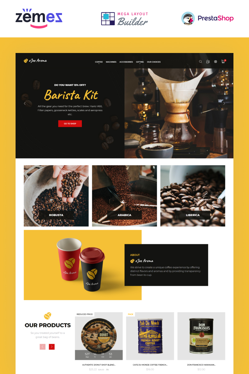 Kit Graphique #100042 Coffee Th Divers Modles Web - Logo template Preview