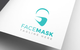 Abstract Facial Mask Logo Design