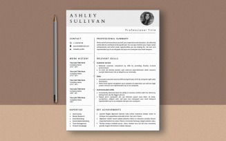 Ashley Sullivan Ms Word Functional Resume Template