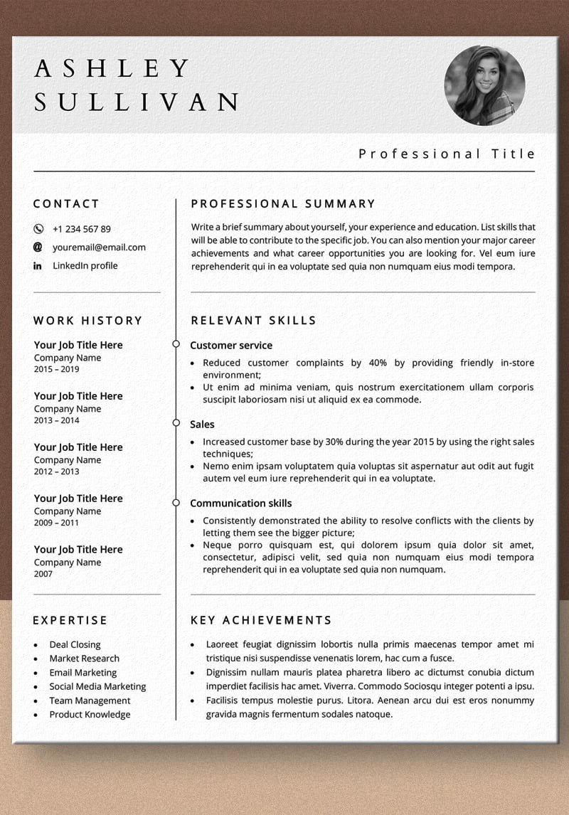 functional resume builder