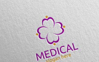 Love Cross Medical Hospital Design 99 Logo Template