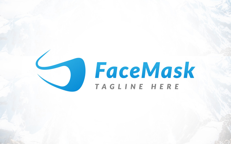 Modern Face Mask Design Logo Design Logo Template