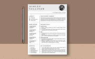 Ms Word Functional Resume Template, Skills-Based CV Template, Career Change Resume Template