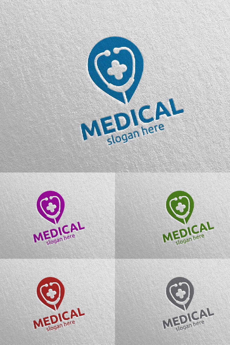 Template #100102 Medicine Emergency Webdesign Template - Logo template Preview