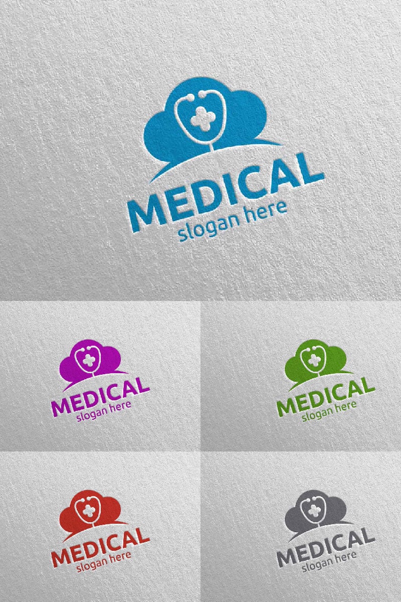 Kit Graphique #100107 Cloud Medicine Divers Modles Web - Logo template Preview